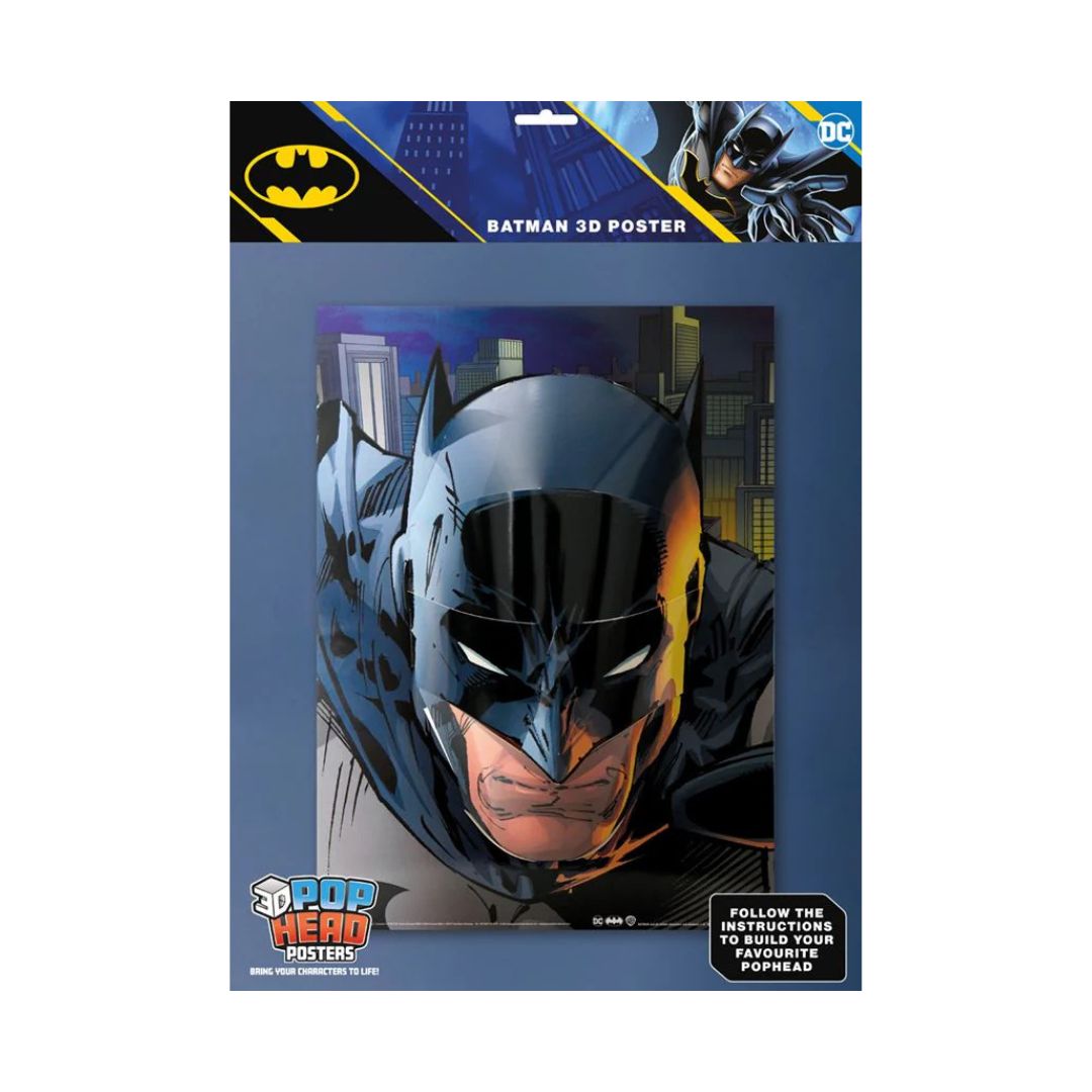 DC Comics Batman 3D PopHeads Poster