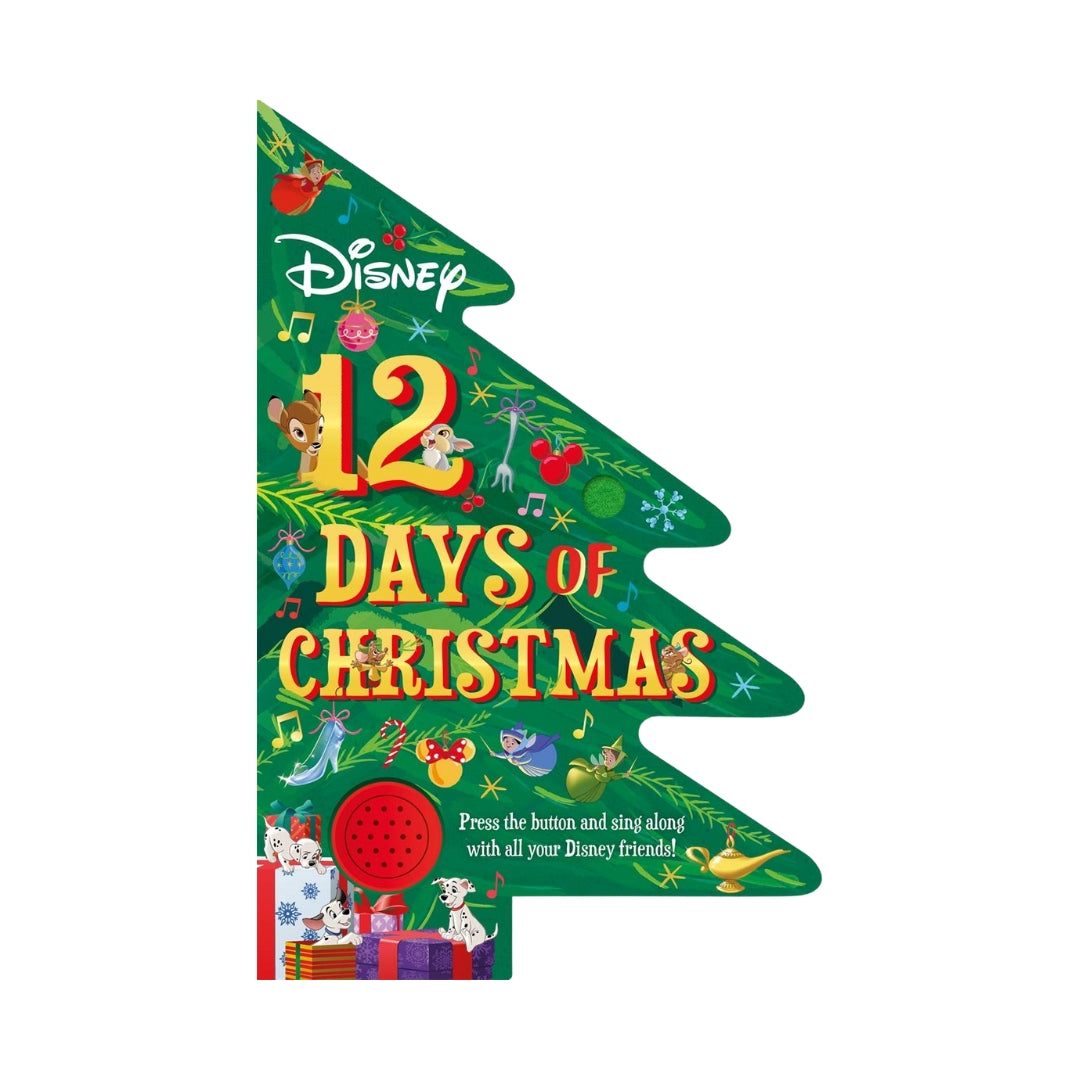 DISNEY 12 Days of Christmas Tree Shaped Story Board Book