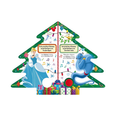 DISNEY 12 Days of Christmas Tree Shaped Story Board Book