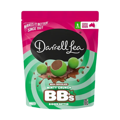 Darrell Lea Aussie Milk Chocolate Minty Crunch BB's