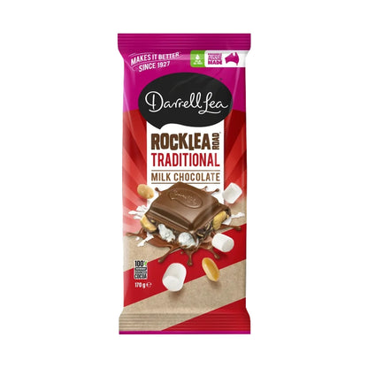 Darrell Lea Traditional Rocklea Road Aussie Chocolate Block