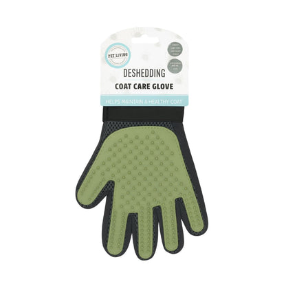 Pet Living Deshedding Coat Care Grooming Glove