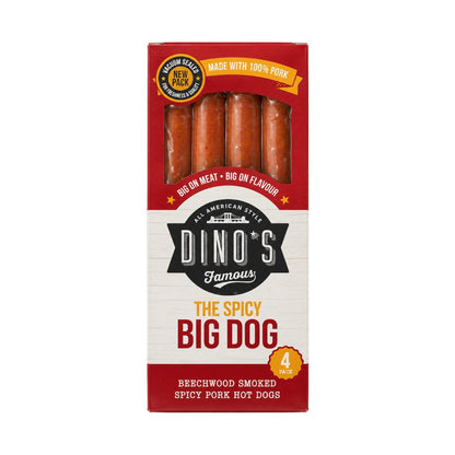 Dino's The Spicy Big Dog Hot Dogs