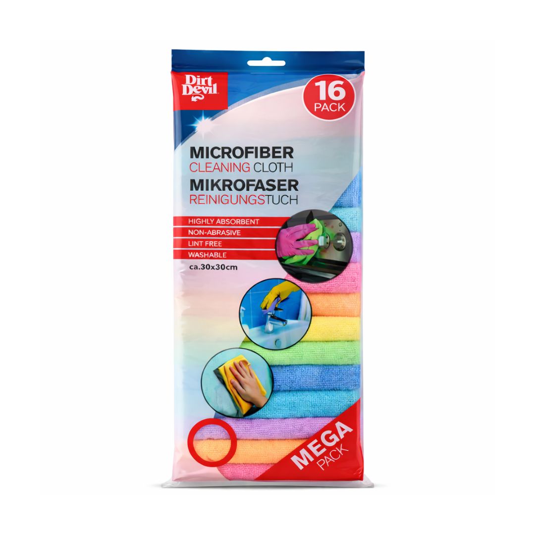 Dirt Devil Microfibre Cleaning Cloths Mega Pack