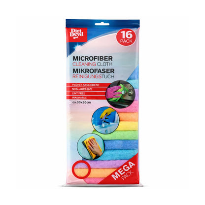 Dirt Devil Microfibre Cleaning Cloths Mega Pack