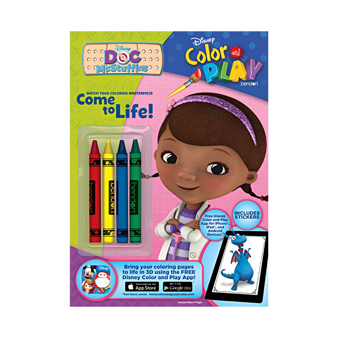 Disney Doc McStuffins Colour & Play Set