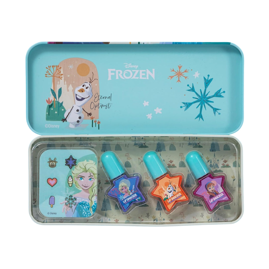 Disney Frozen Lip Smacker Nail Polish & Sticker Tin