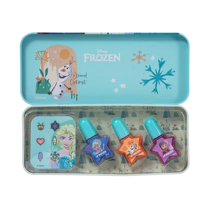Disney Frozen Lip Smacker Nail Polish & Sticker Tin