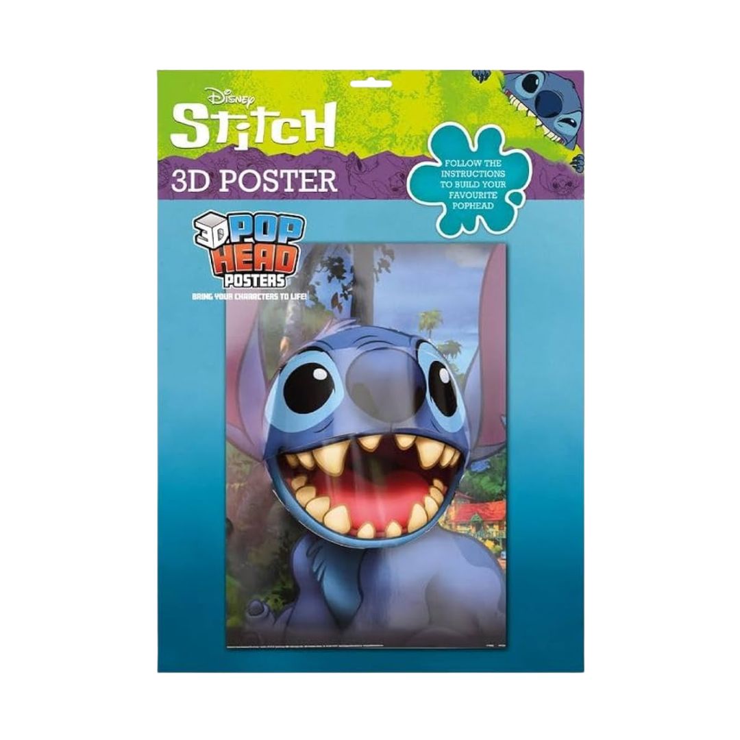 Disney Lilo & Stitch 3D PopHeads Poster