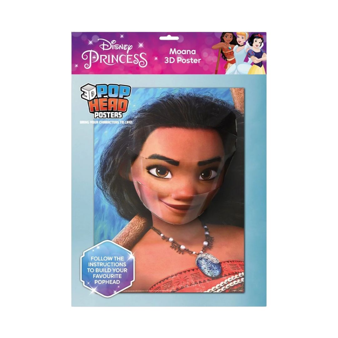 Disney Moana 3D PopHeads Poster