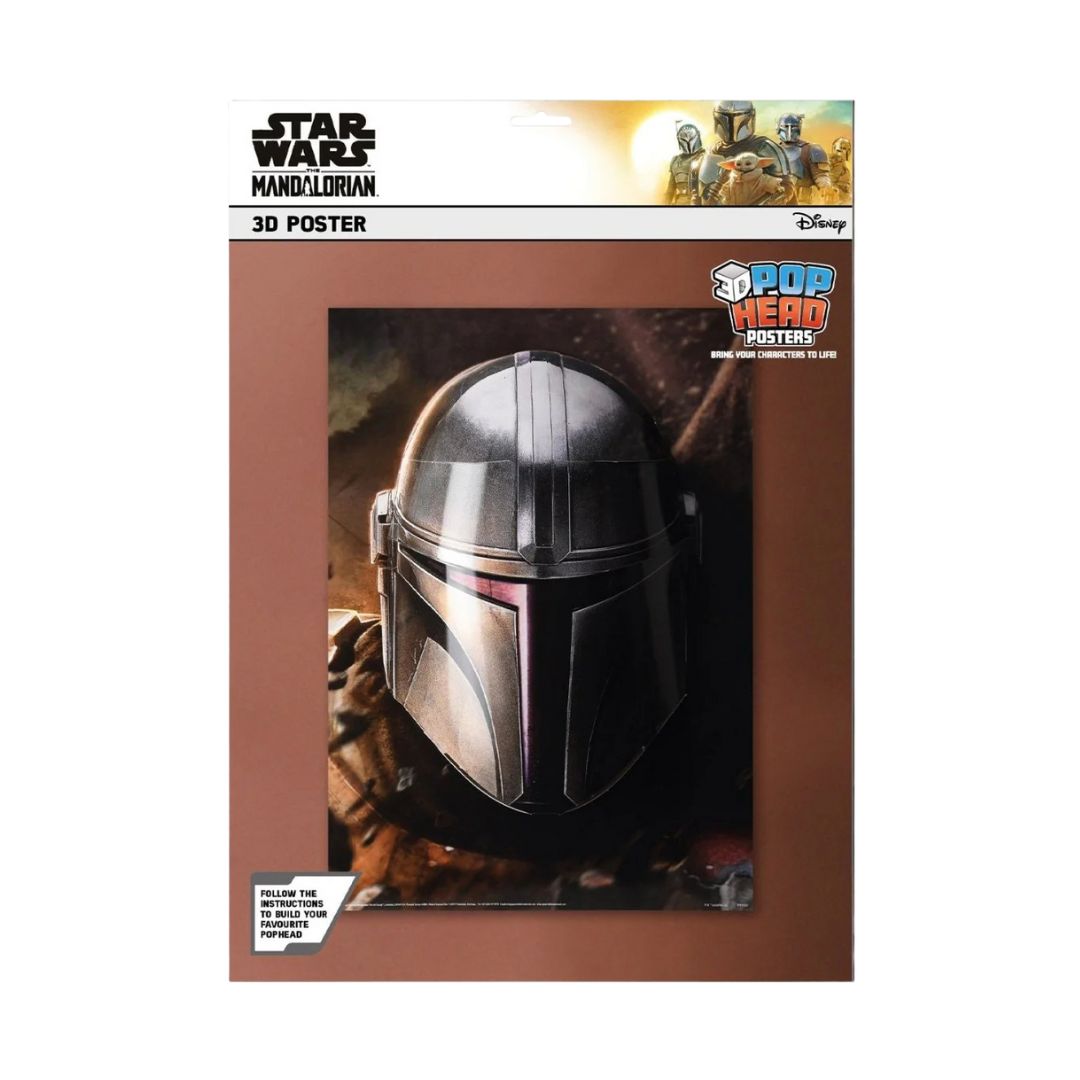Disney Star Wars The Mandalorian 3D PopHeads Poster