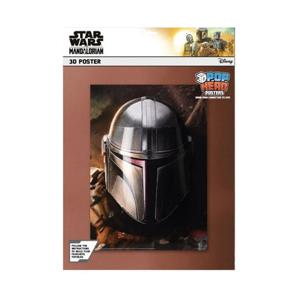 Disney Star Wars The Mandalorian 3D PopHeads Poster