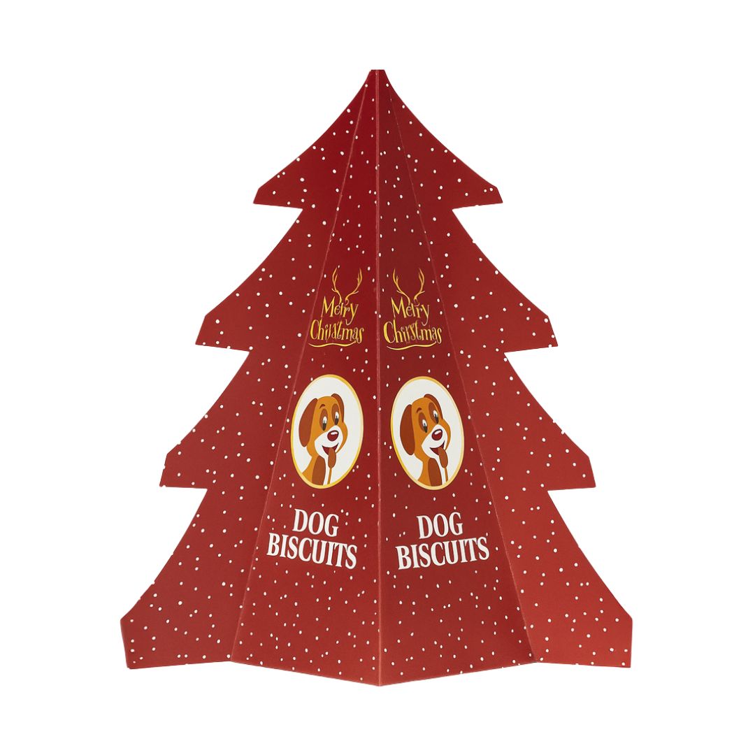 Merry Xmas Tree Dog Biscuits