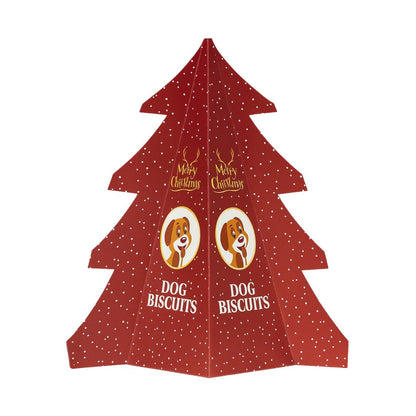 Merry Xmas Tree Dog Biscuits