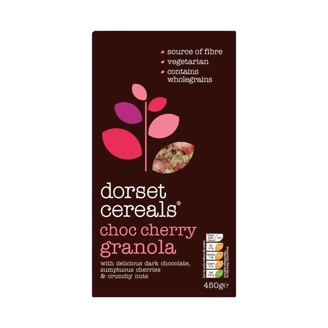 Dorset Cereals Chocolate Cherry Granola Breakfast Cereal