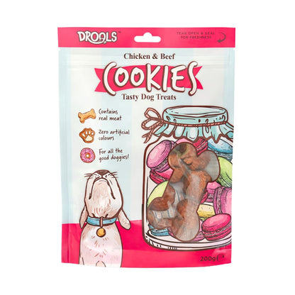 Drools Chicken & Beef Cookies Tasty Dog Treats