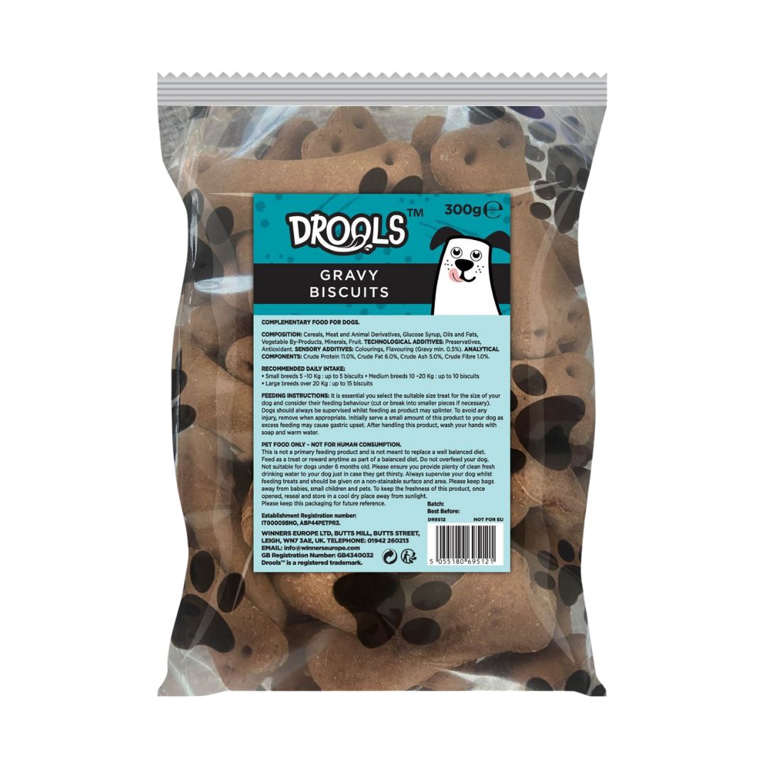 Drools Gravy Pet Dog Treat Biscuits