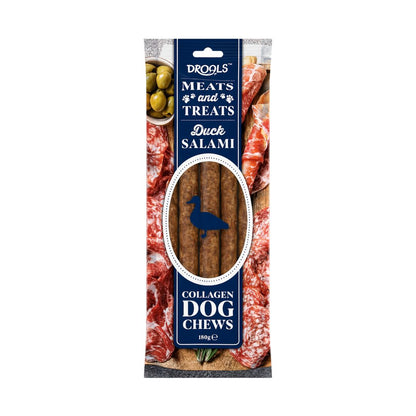 Drools Meats & Treats Duck Salami Collagen Dog Chews