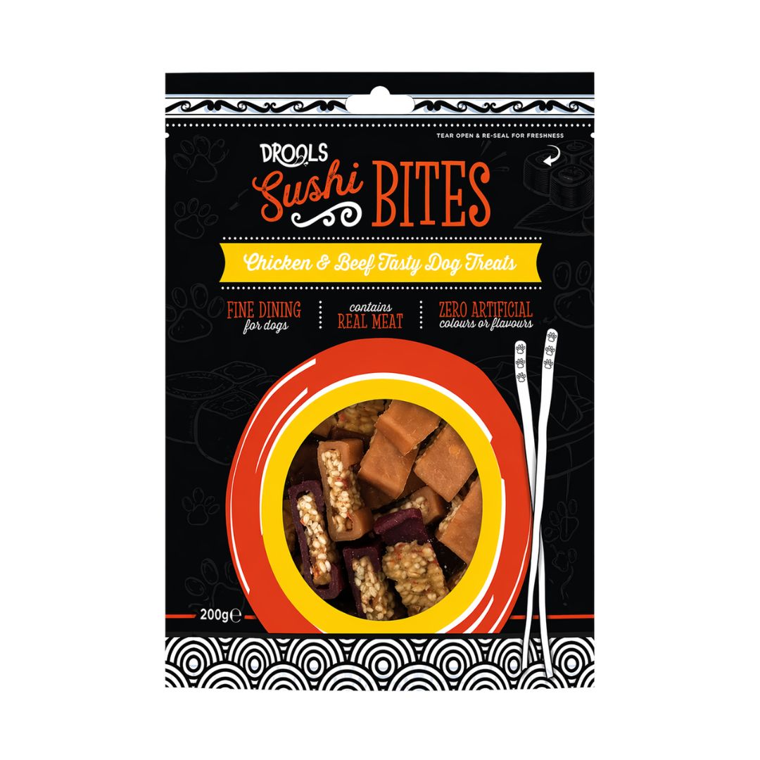 Drools Sushi Bites Chicken & Beef Dog Treats