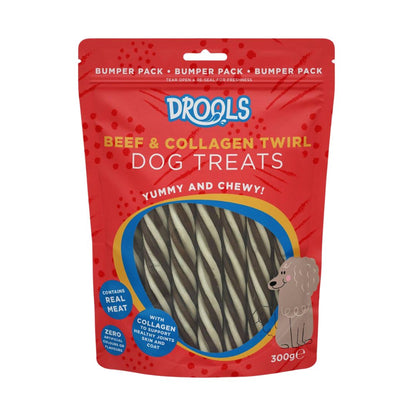 Drools Beef & Collagen Twirl Dog Treats