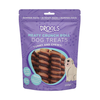 Drools Meaty Crunch Roll Dog Treats