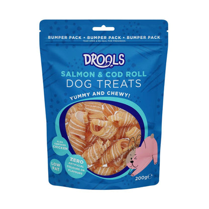 Drools Salmon & Cod Roll Dog Treats