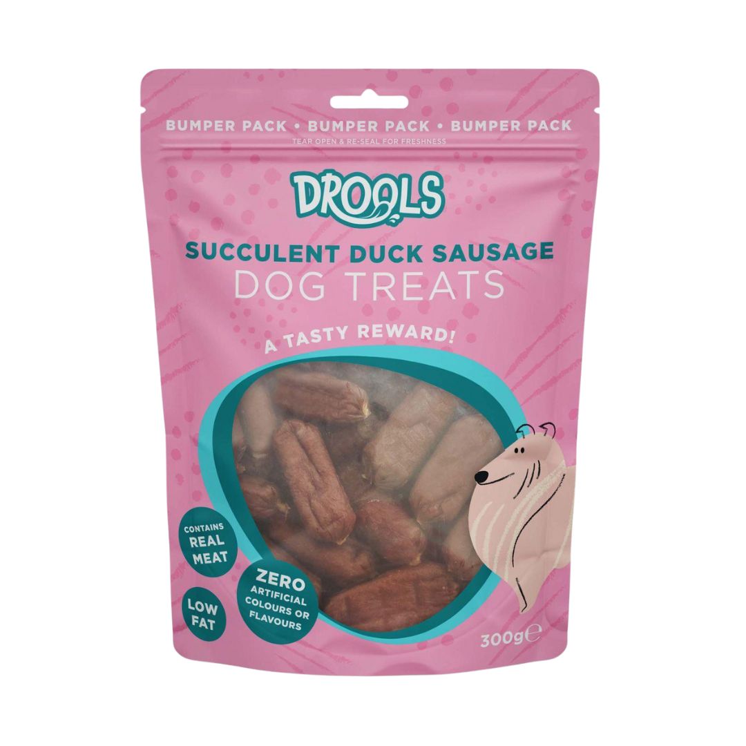 Drools Succulent Duck Sausage Dog Treats