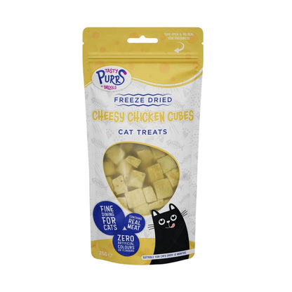 Drools Tasty Purrs Freeze Dried Cheesy Chicken Cubes Cat Treats