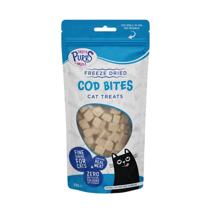 Drools Tasty Purrs Freeze Dried Cod Bites Cat Treats