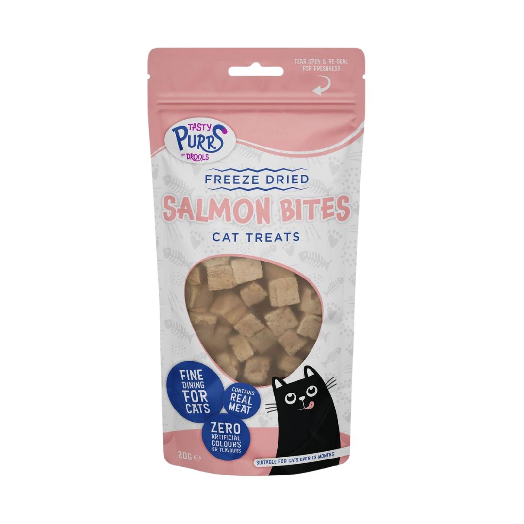 Drools Tasty Purrs Freeze Dried Salmon Bites Cat Treats