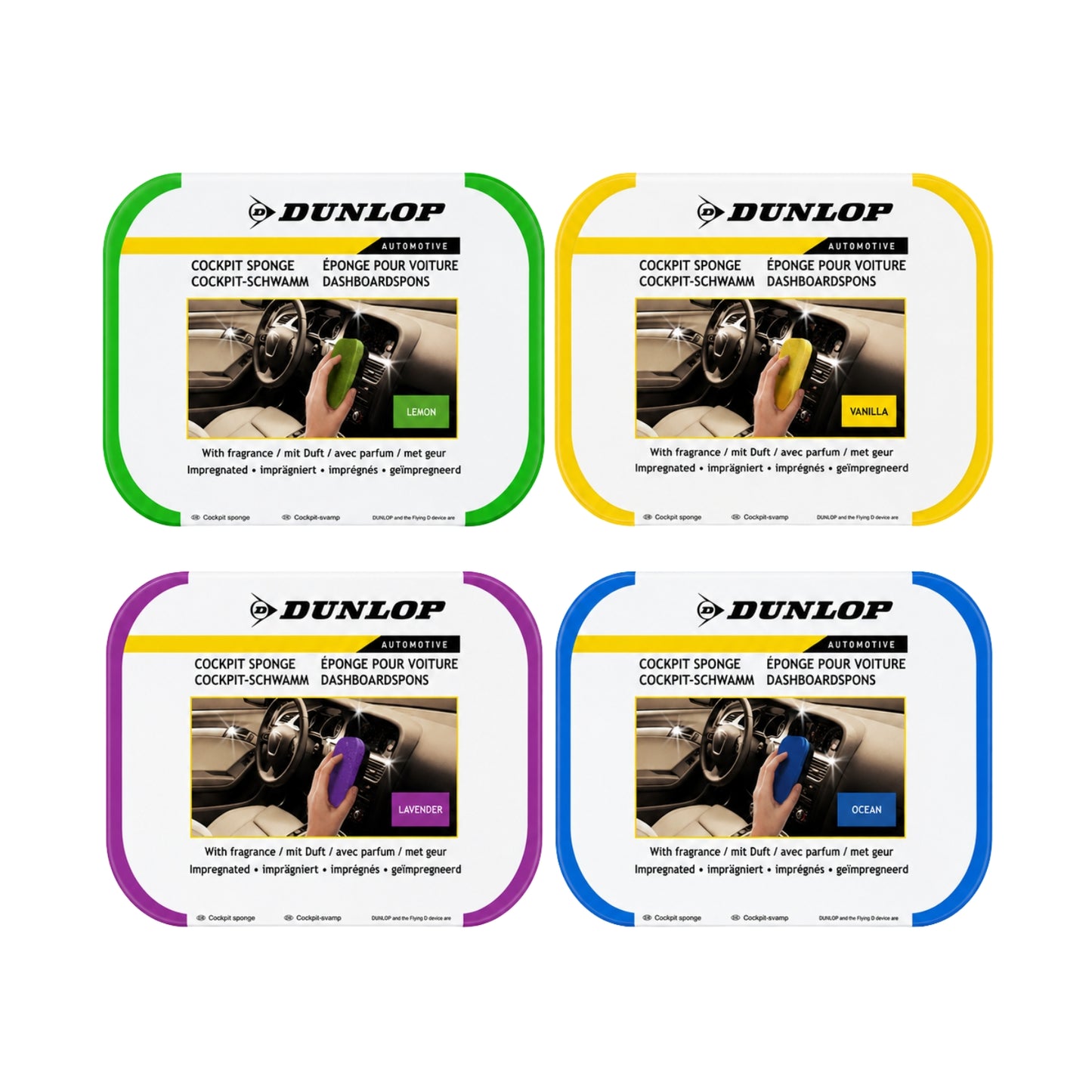 Dunlop Automotive Cockpit Car Dashboard Sponge With Fragrance