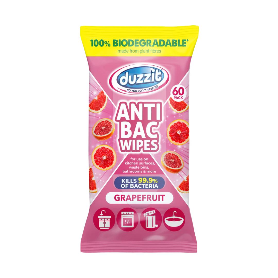 Duzzit Biodegradable Anti Bac Wipes Grapefruit