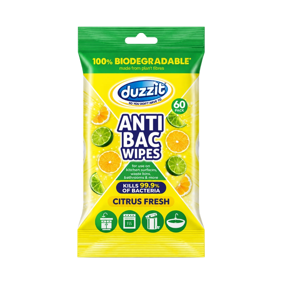 Duzzit Anti Bac Wipes Citrus Fresh