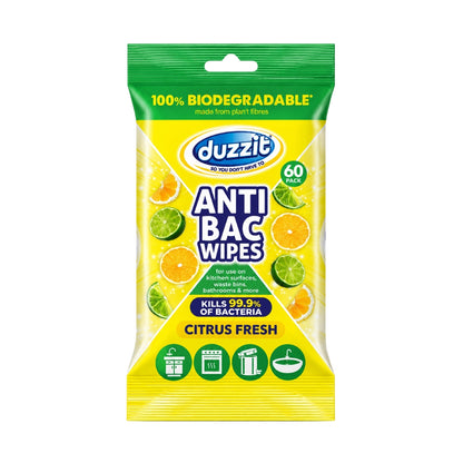 Duzzit Anti Bac Wipes Citrus Fresh