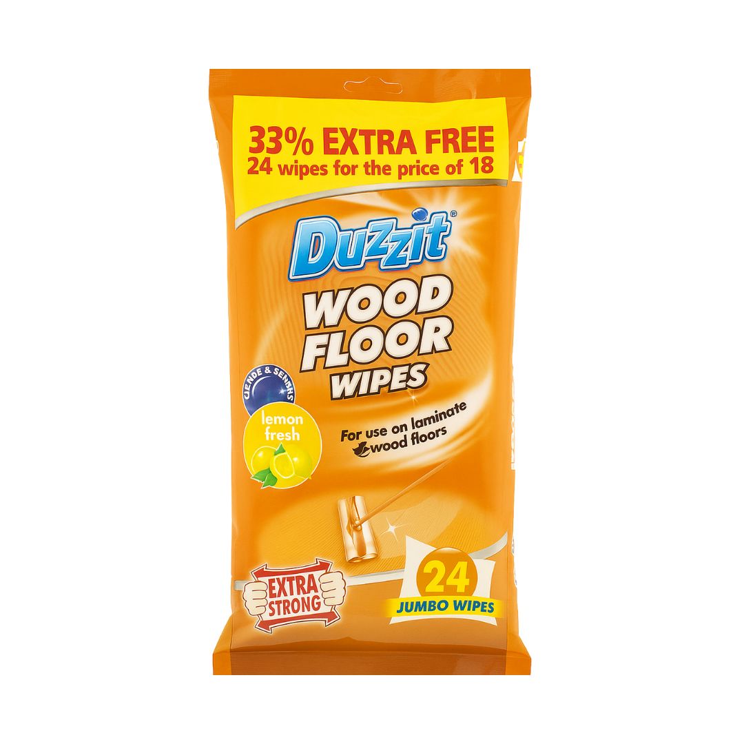 Duzzit Wood Floor Jumbo Wipes