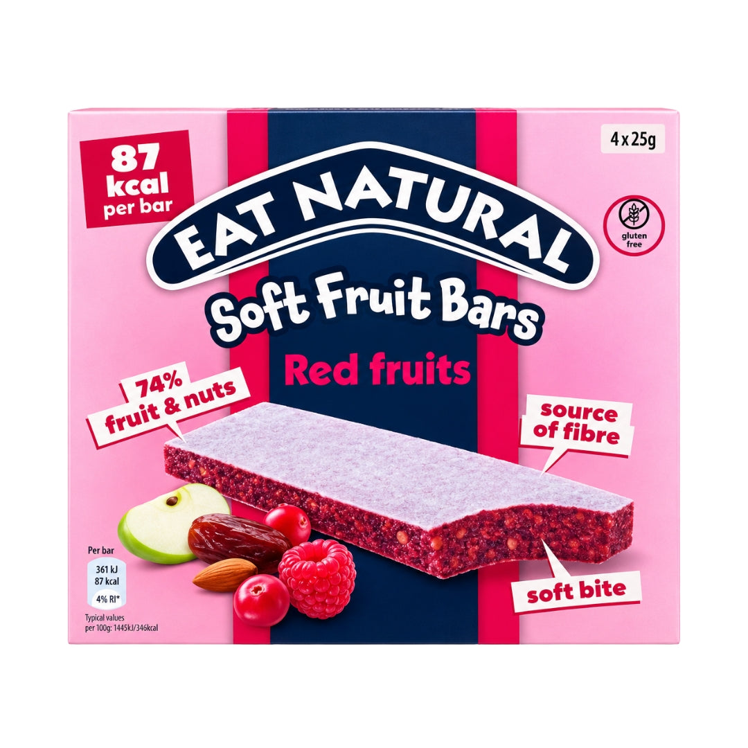 Eat Natural Red Berries Soft Fruit Bars