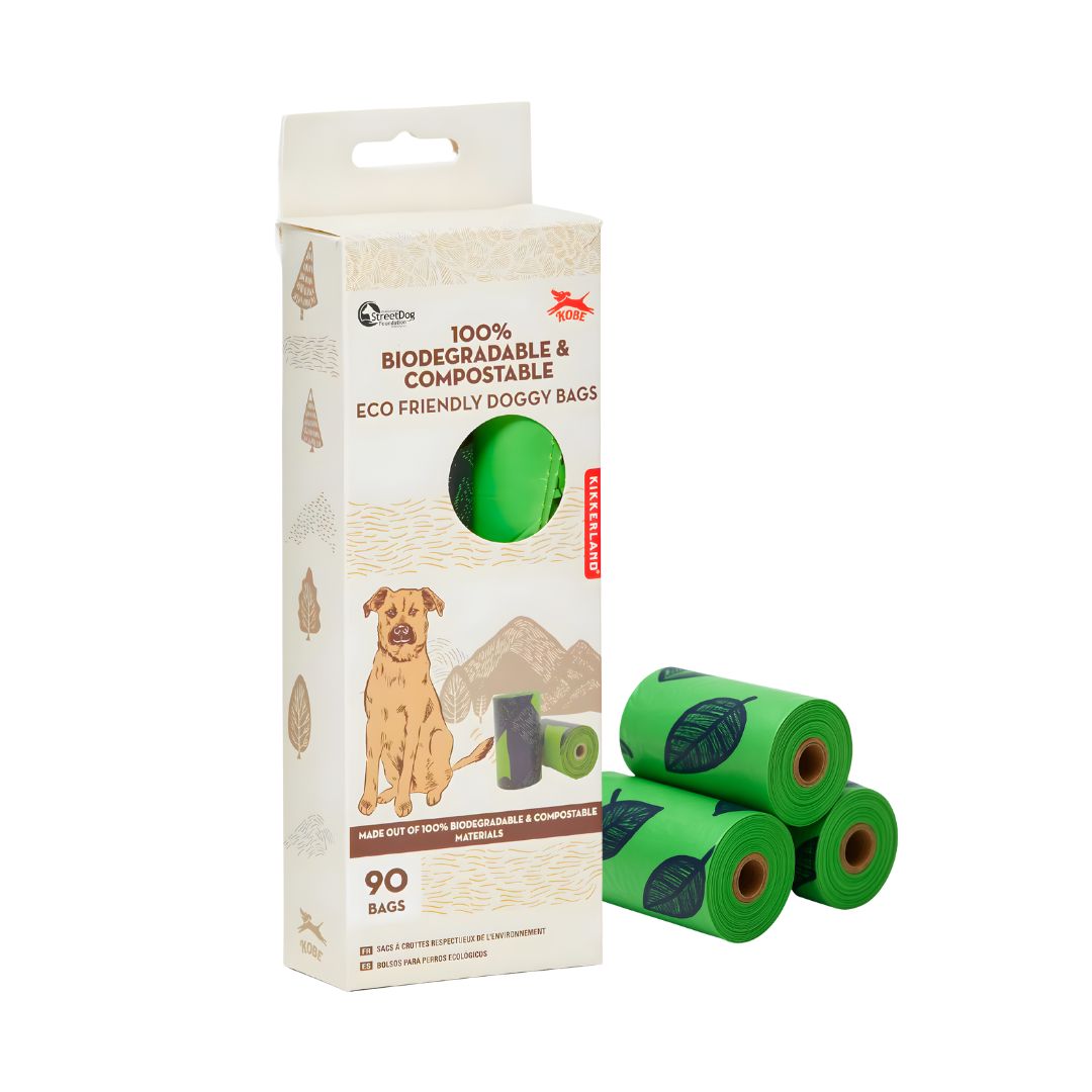 100% Biodegradable & Compostable Doggy Bags