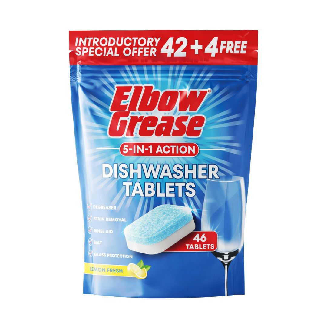 Lemon Fresh Elbow Grease 5in1 Action Dishwasher Tablets