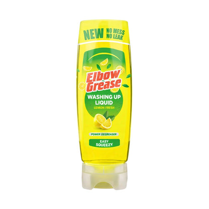 Elbow Grease Washing Up Liquid Power Degreaser Lemon Fresh