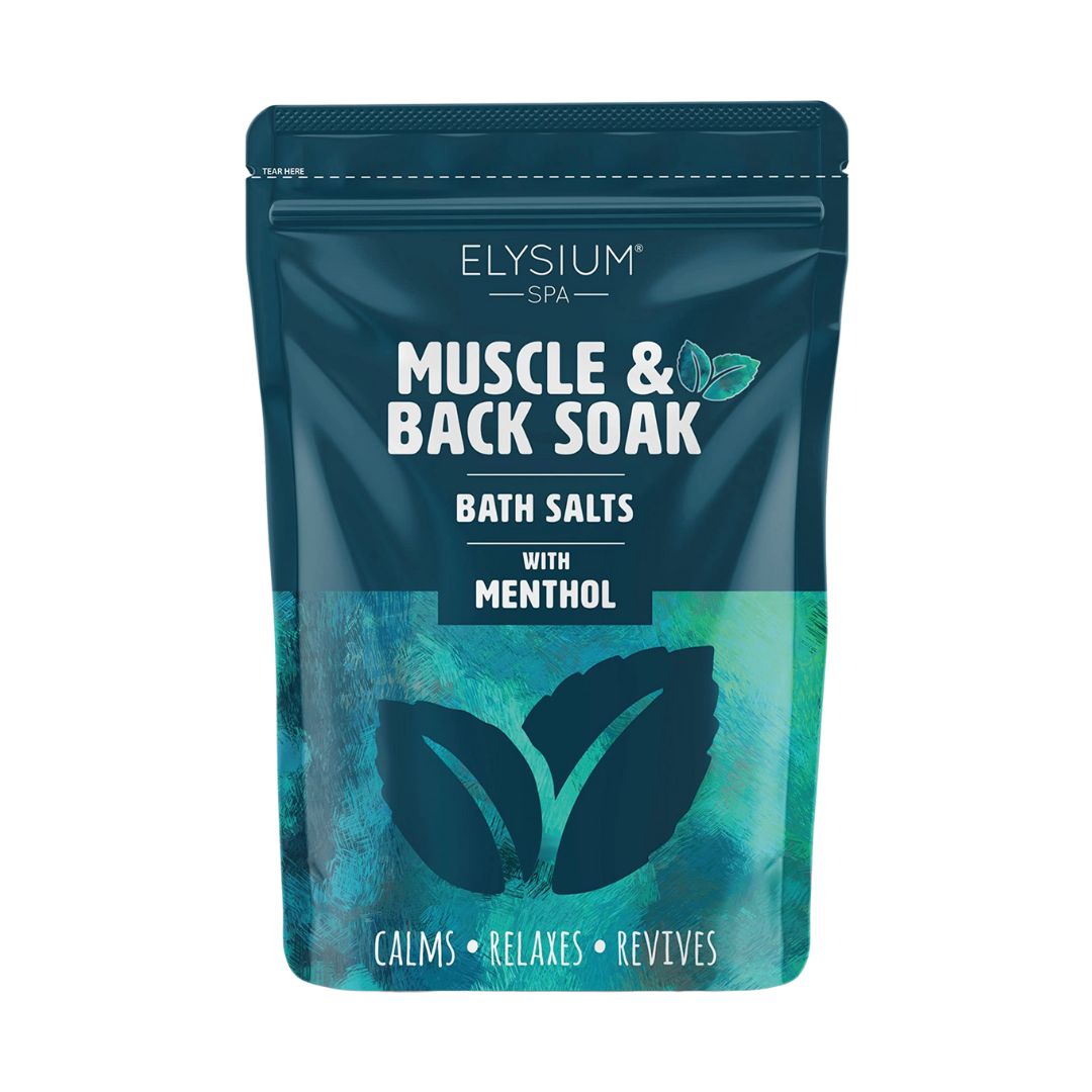 Elysium Spa Muscle & Back Soak Bath Salts with Menthol