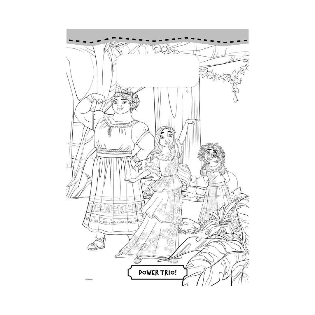 Disney Encanto Tear Off Colouring Book