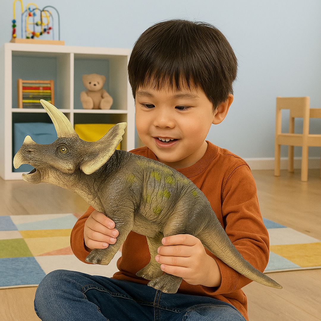 Extra Large Soft Stuffed Triceratops Dinosaur
