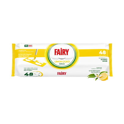 Fairy Power Wipes Multi Cleaning Towels Mop Compatible Lemon