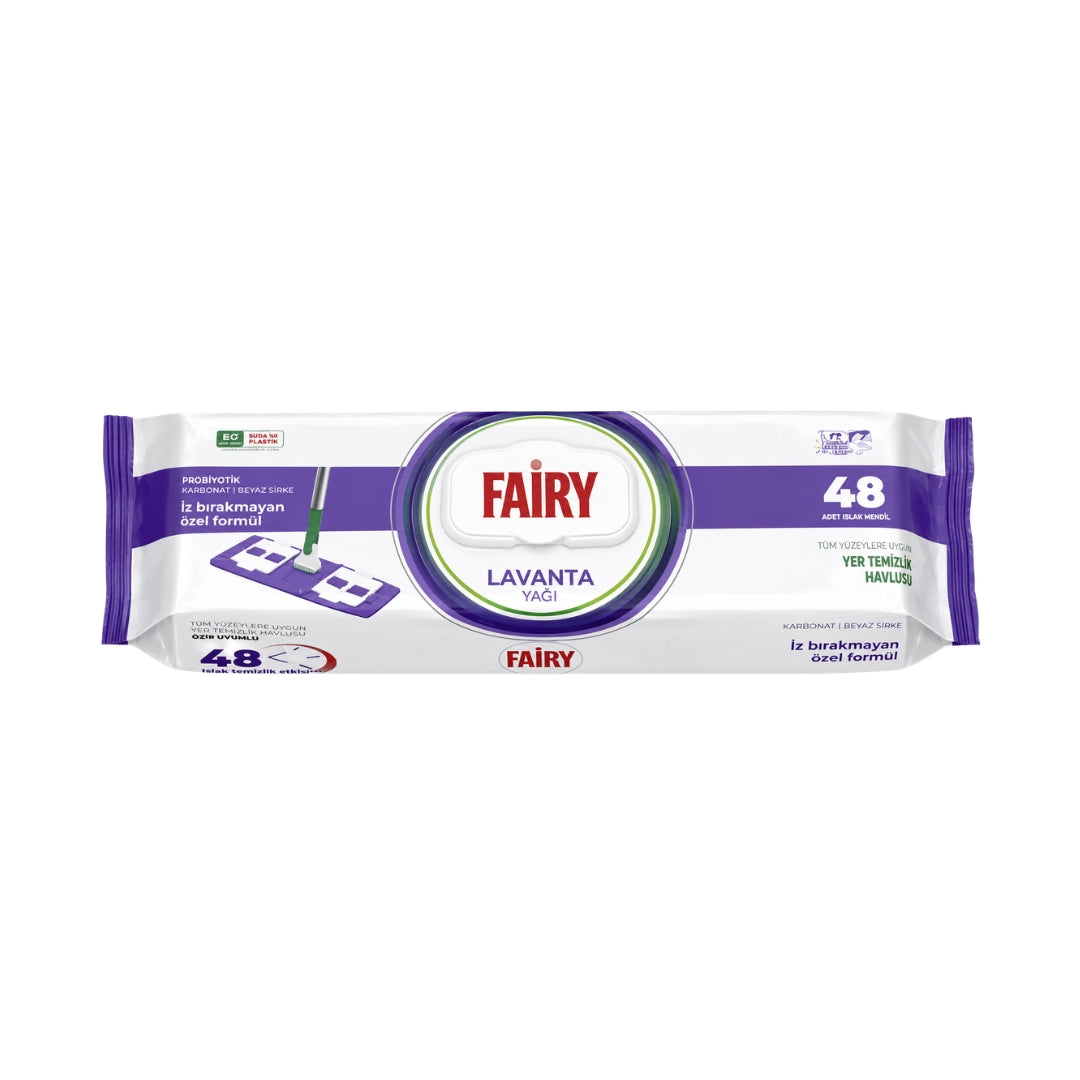Fairy Power Wipes Multi Cleaning Towels Mop Compatible Lavender