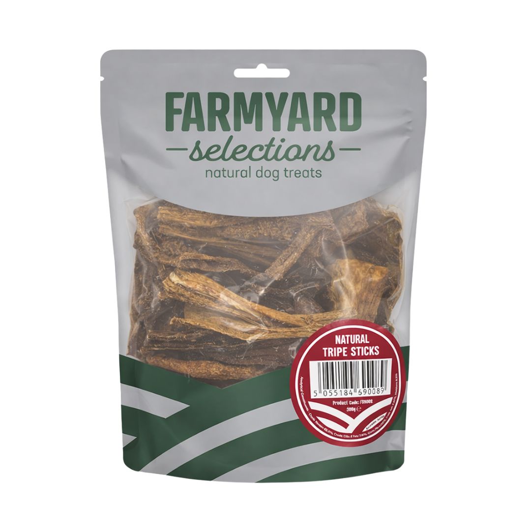 Farmyard Selections Natural Tripe Sticks Dog Treats