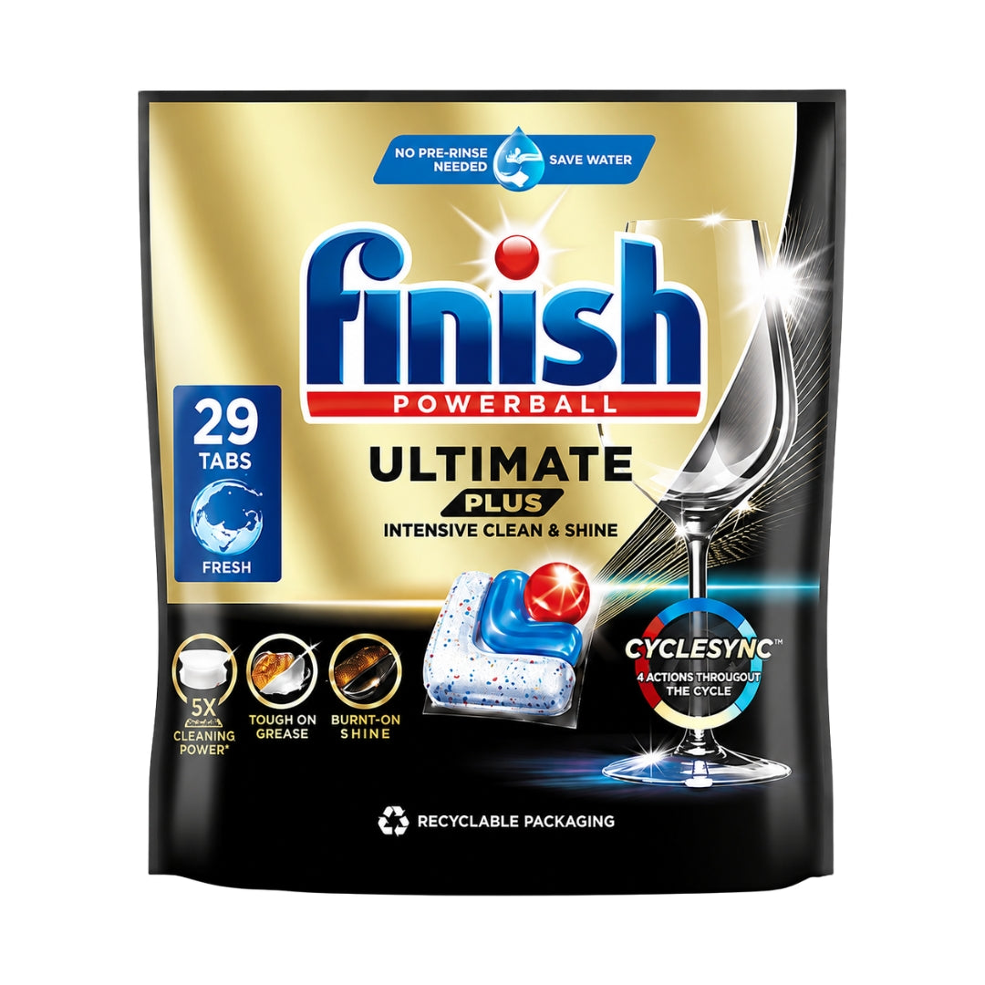 Finish Powerball Ultimate Plus All In 1 Fresh Dishwasher Tablets