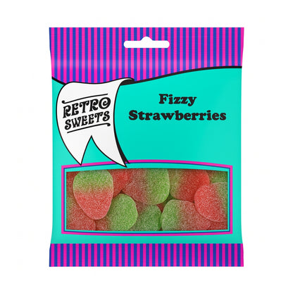 Retro Pick N Mix Sweets Fizzy Strawberries