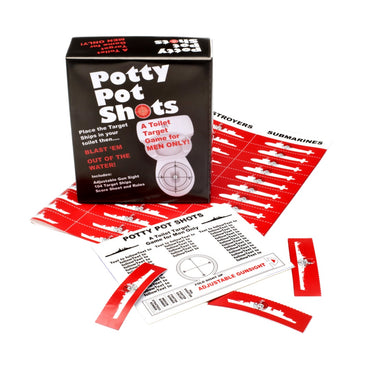 Funtime Gifts Potty Pot Shots Toilet Target Game