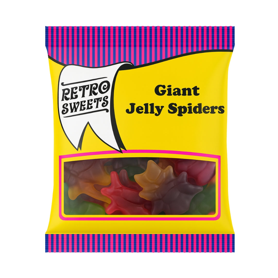 Retro Pick N Mix Sweets Giant Jelly Spiders