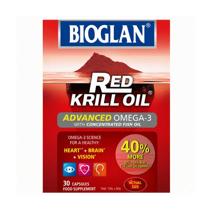 Bioglan Red Krill Oil Advanced Omega-3 30 Capsules